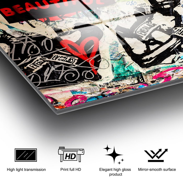 Wallity Cuadro Decorativo Banksy UV-495 45 x 65 cm